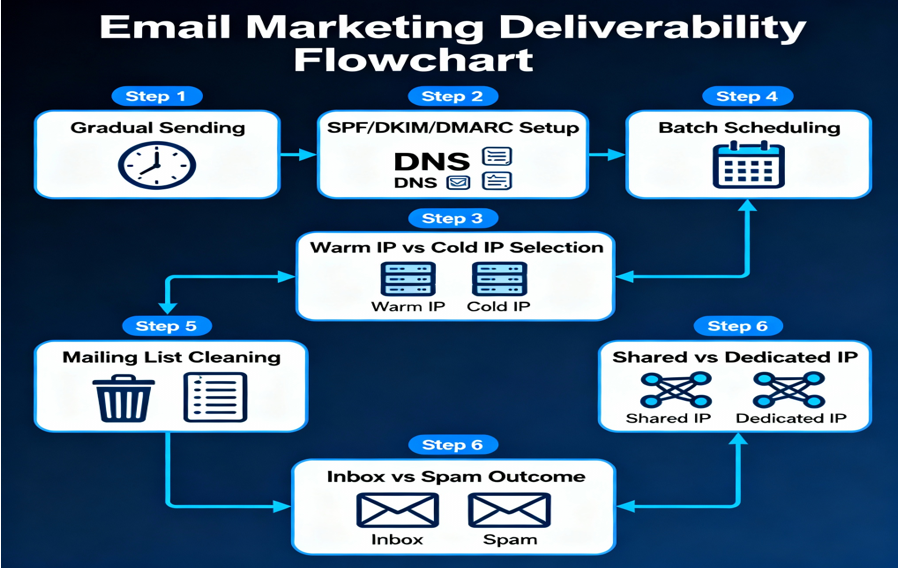 You are currently viewing Best Email Sending Tips for Marketing Customers Who Send Occasionally — How to Prevent Emails from Being Blocked, Deferred, or Stuck in Progress